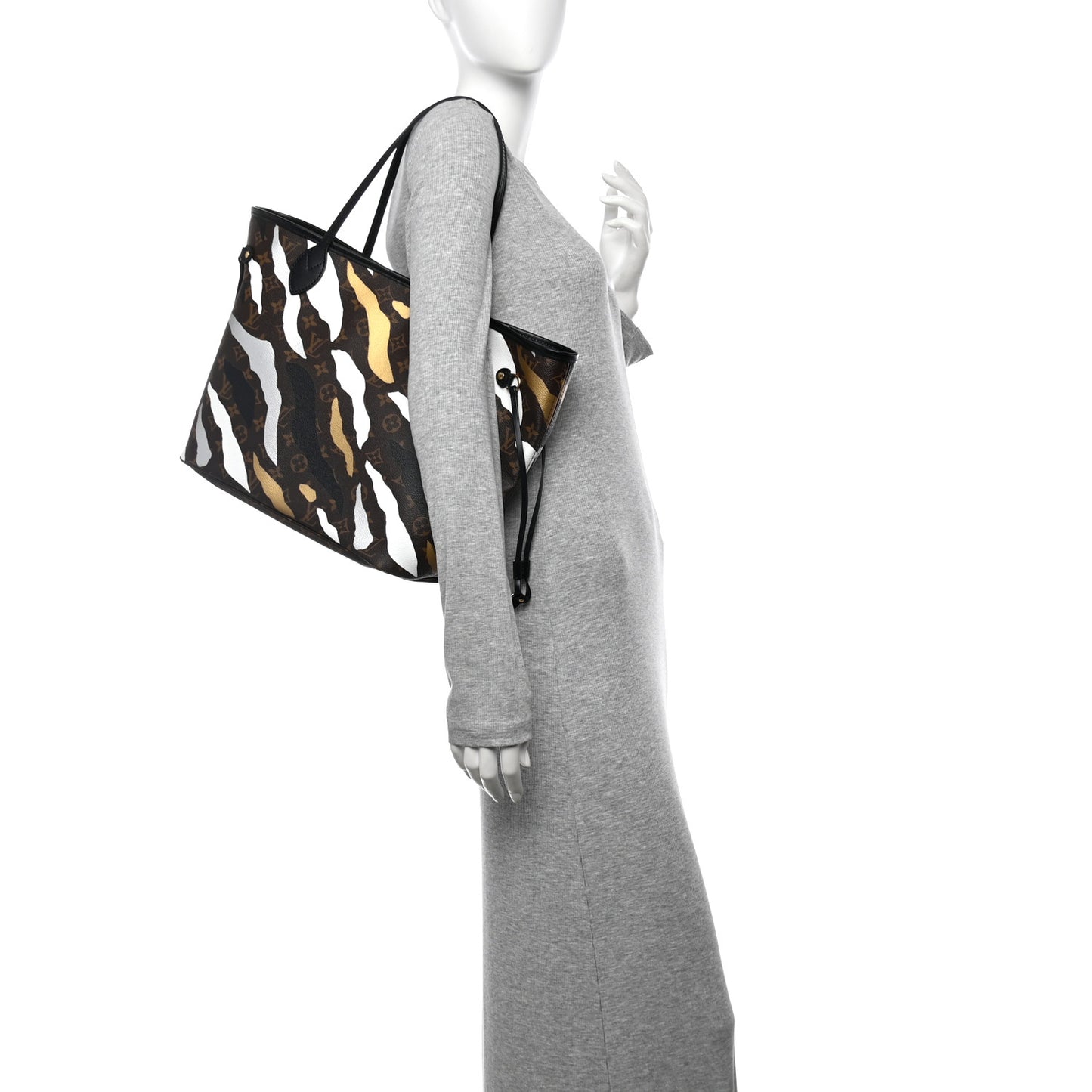 x LoL Monogram Neverfull MM Gold Silver