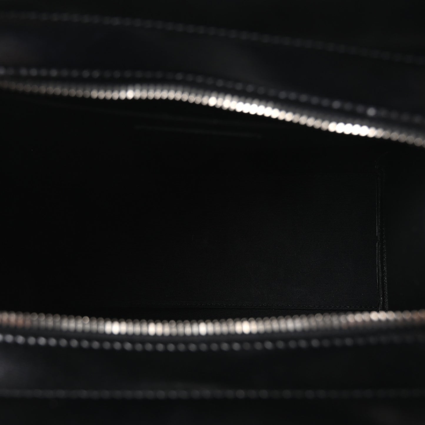 Canvas Calfskin Small Uptown Tote Black