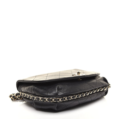 Chanel Calfskin Stitched Messenger Flap Black 4 of 8