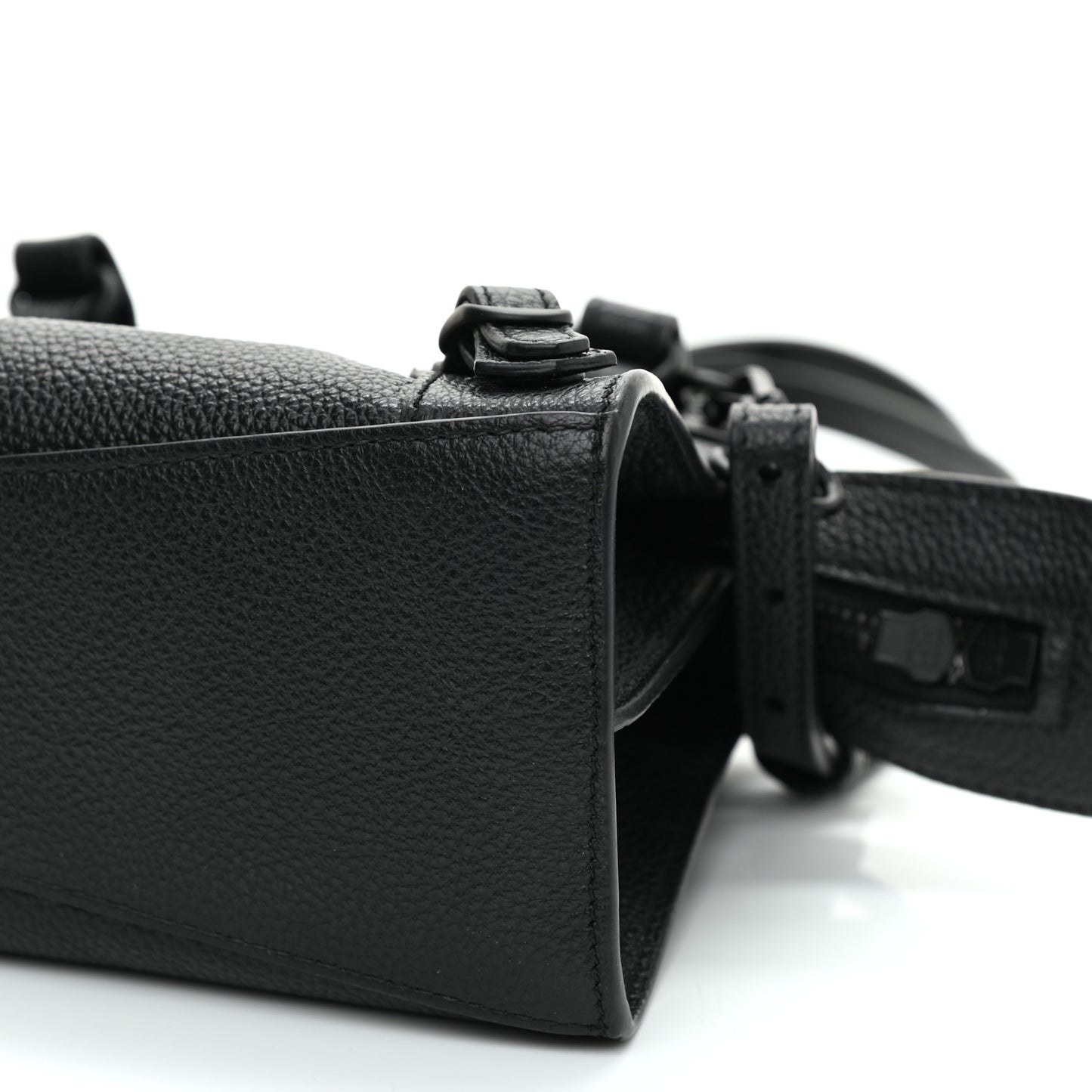 Grained Calfskin Neo Classic Black Hardware Mini City Black