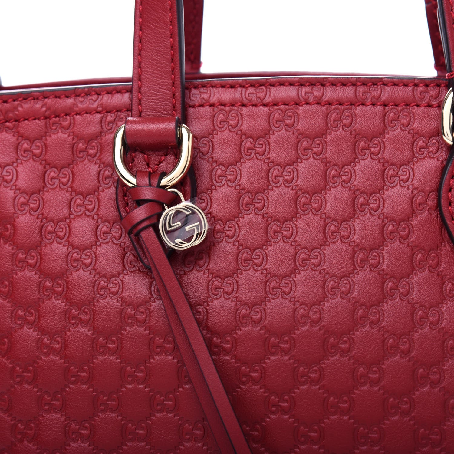 Gucci Microguccissima Small Bree Tote Red 10 of 10