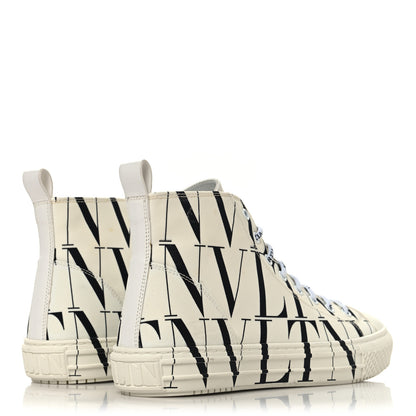 Valentino Garavani Fabric VLTN Mens Times Giggies High Top Sneakers 41 White 5 of 9