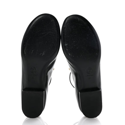 Chanel Goatskin Pearl Mary Janes Flats 39 Black 6 of 8