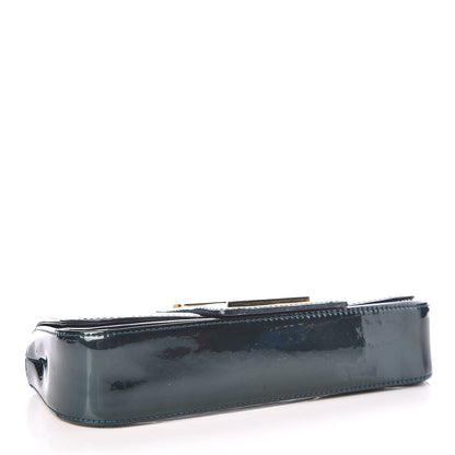 Louis Vuitton Patent Sobe Clutch Blue Nuit 4 of 13