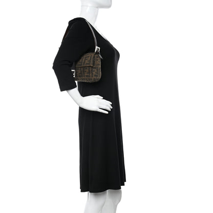 Fendi Wool Zucca Baguette Tobacco 2 of 9