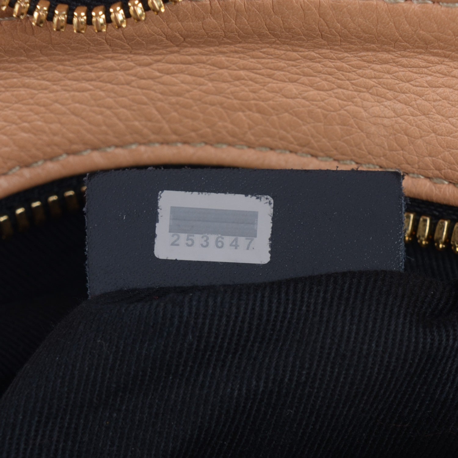 Chloe Calfskin Cary Zipped Shoulder Bag Beige 10 of 11
