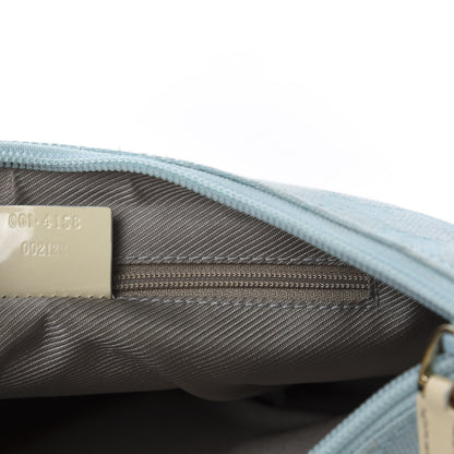 Gucci Monogram Patent Small Hobo Blue 16 of 17