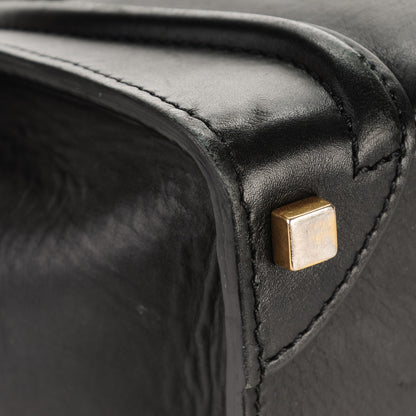 Celine Smooth Calfskin Micro Luggage Black 10 of 10
