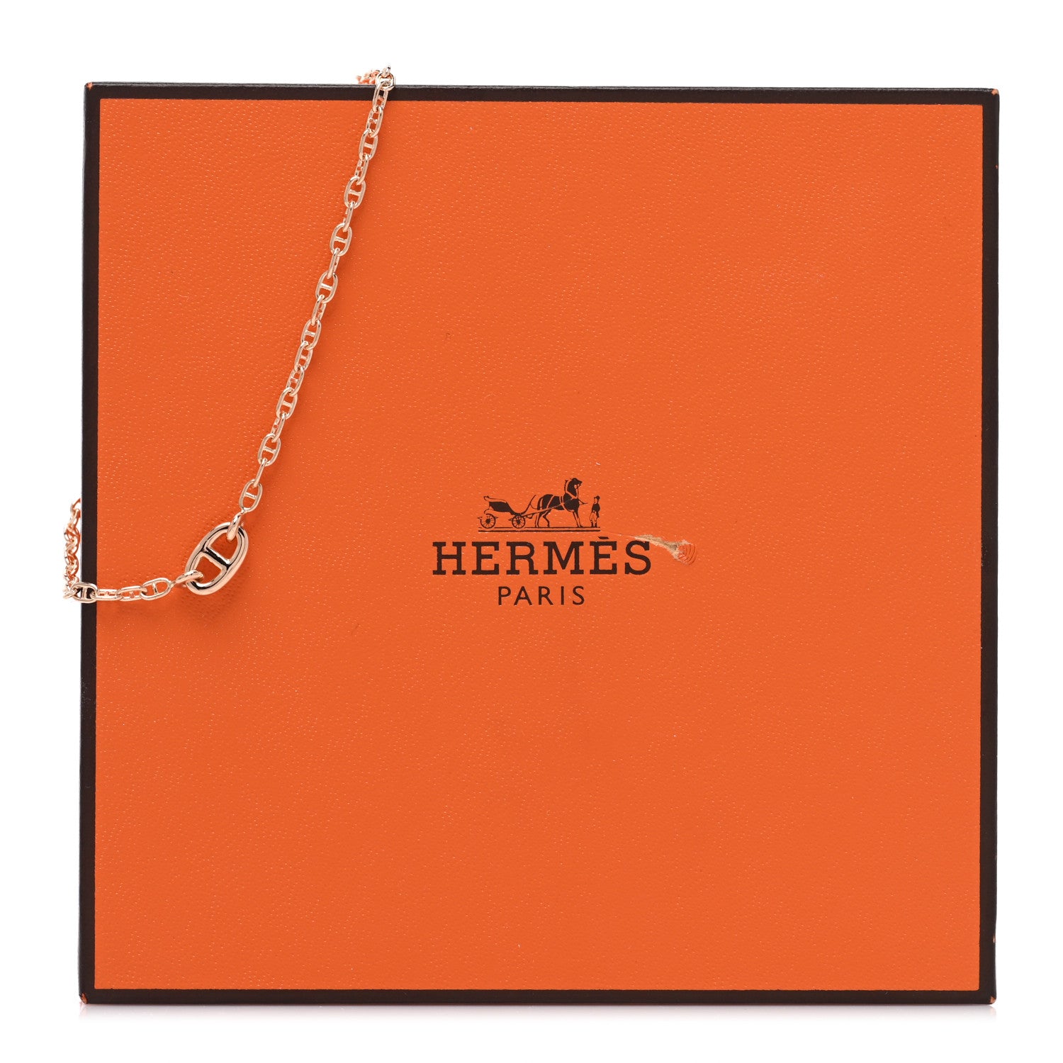 Hermes 18K Rose Gold TPM Farandole Bracelet LG 4 of 4