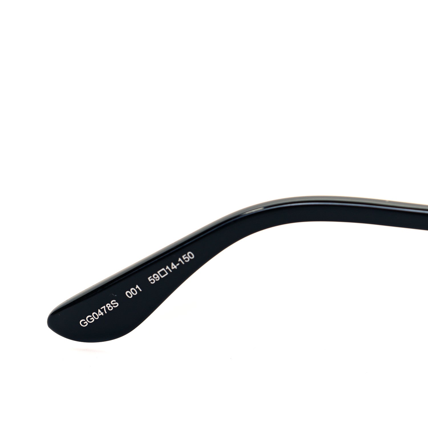 Gucci Aviator Sunglasses G0478S Black 6 of 6
