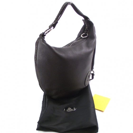 Leather Selleria Biga Hobo Brown