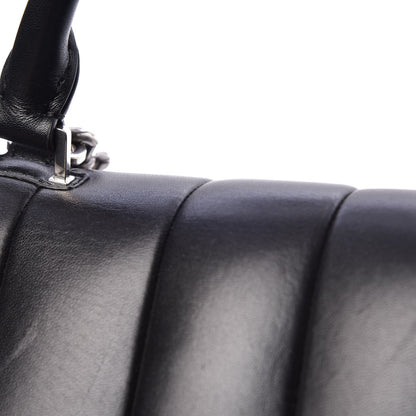 Celine Lambskin Quilted Small Trapeze Black 8 of 11