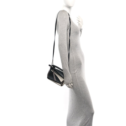 Loewe Calfskin Mini Puzzle Bag Black Taupe 2 of 11