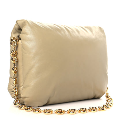 Loewe Lambskin Goya Puffer Bag Clay Green 3 of 9