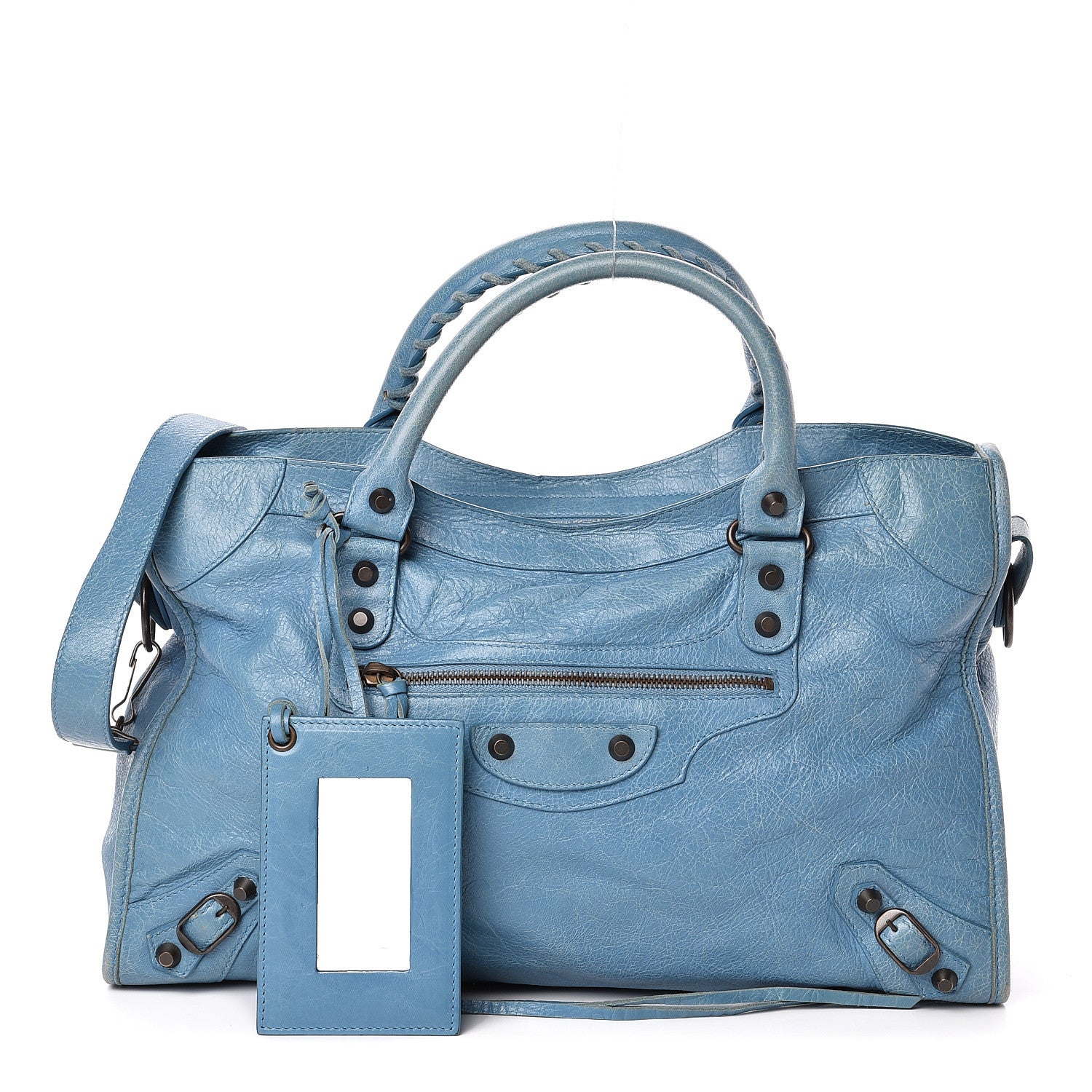 Balenciaga Agneau Classic Hardware City Bleu Indigo 1 of 16