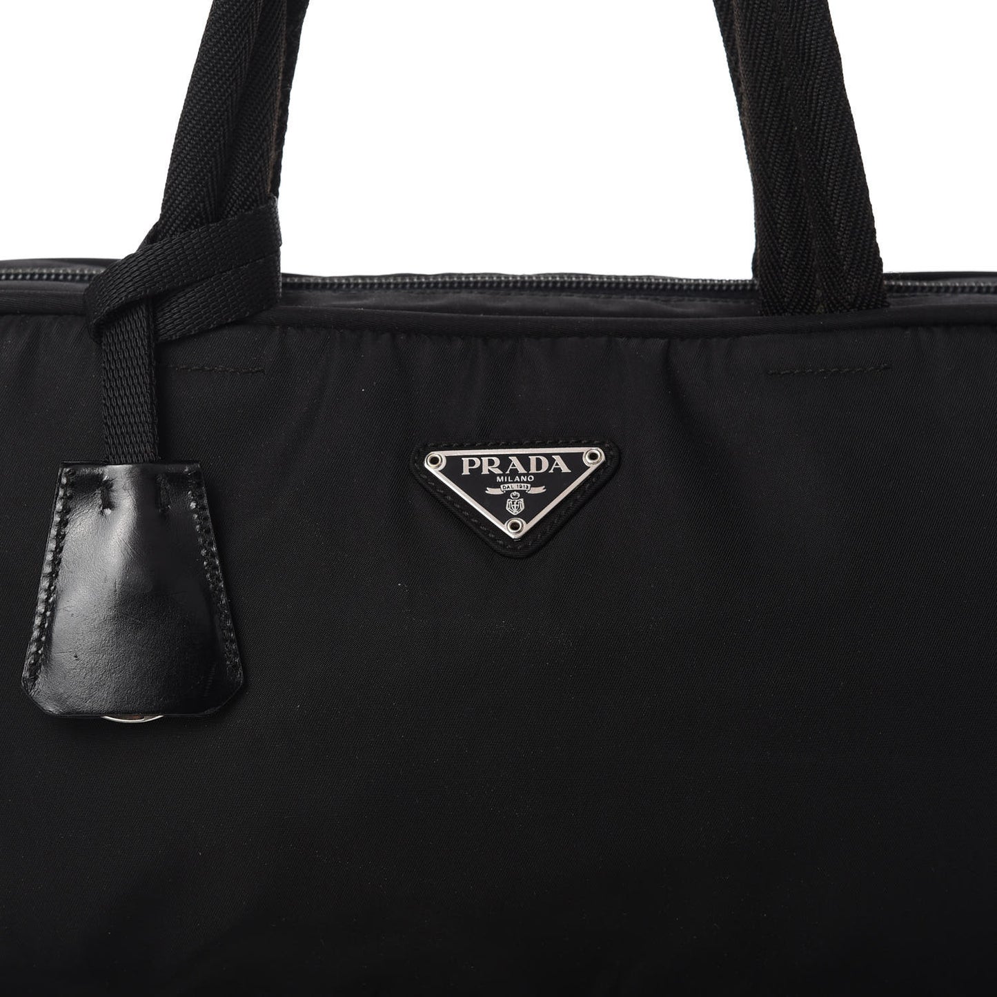 Tessuto Nylon Sport Semitracolla Shoulder Bag Black