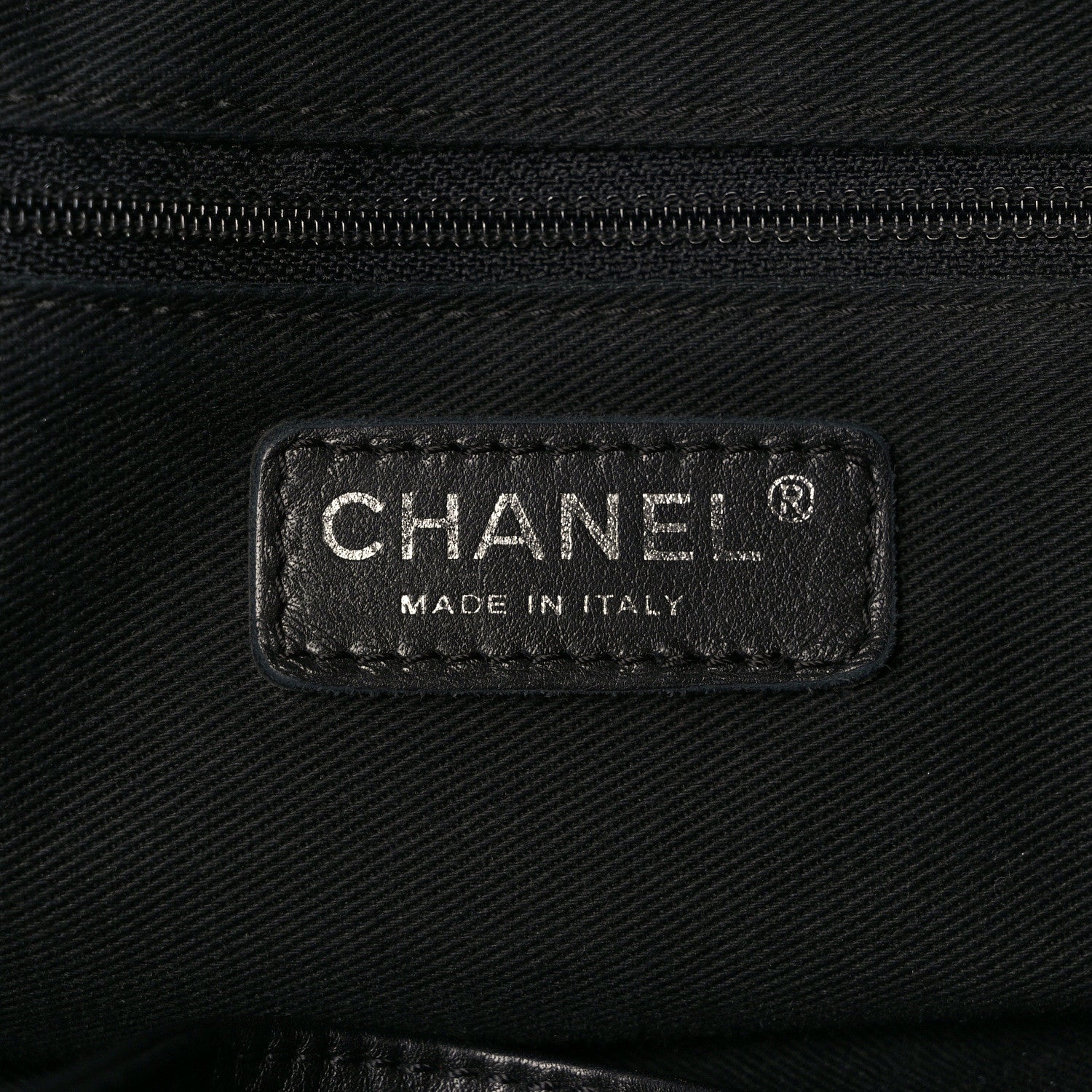 Chanel Lambskin Expandable Tote Black 6 of 11