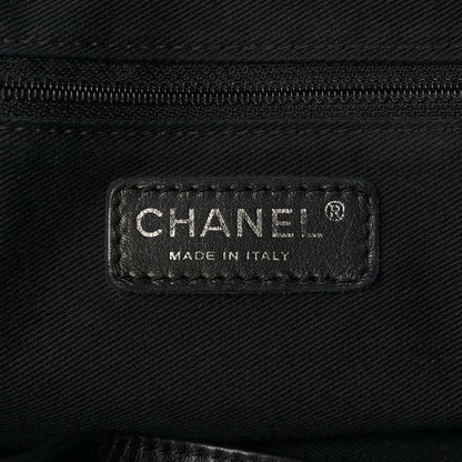 Chanel Lambskin Expandable Tote Black 6 of 11