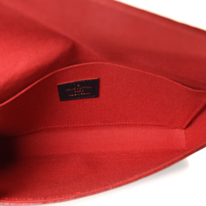 Louis Vuitton Empreinte Pochette Felicie Chain Wallet Marine Rouge 7 of 11