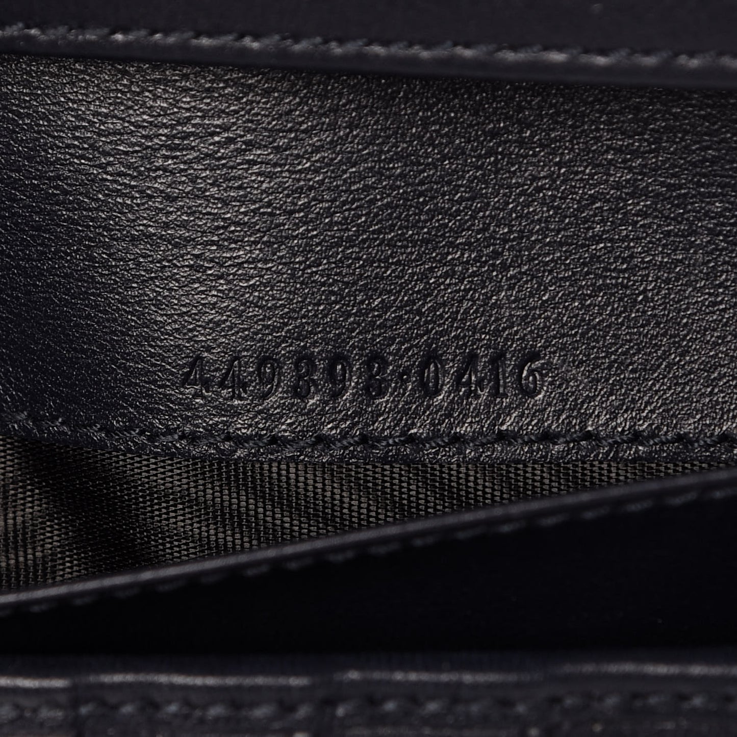 Microguccissima Continental Flap Wallet Navy