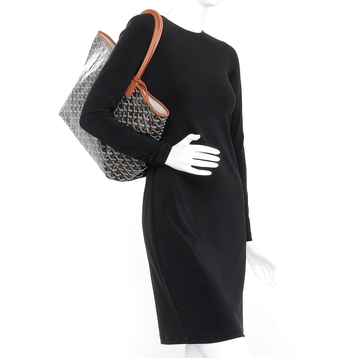 Goyard Goyardine Saint Louis PM Black Gold 2 of 7