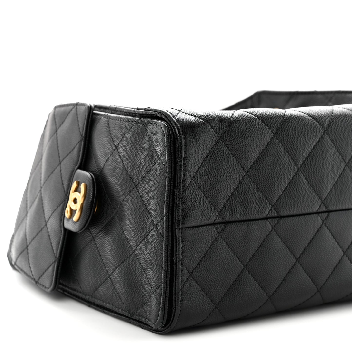 Caviar Quilted Small Chanel 25 Handbag Black
