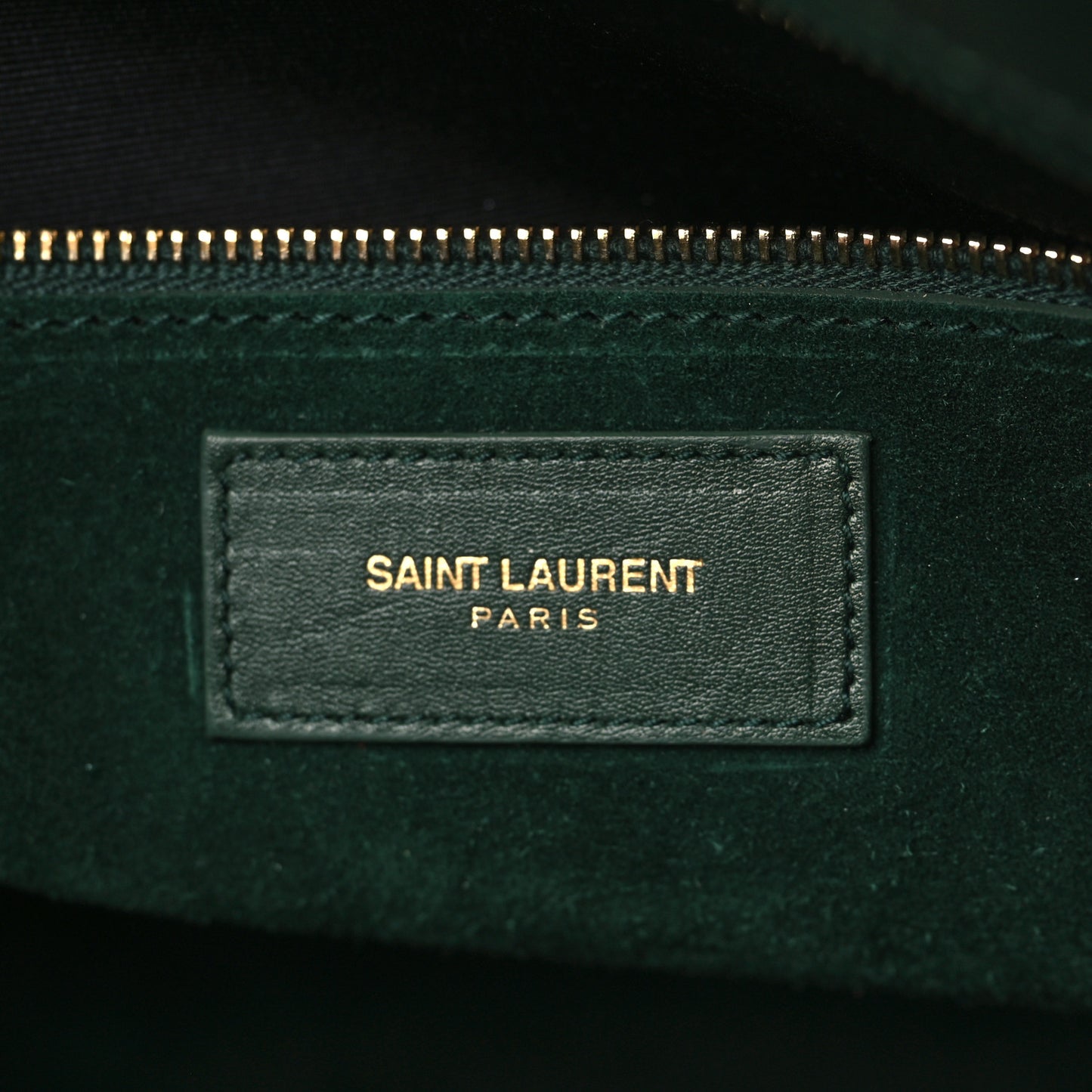 Calfskin Large Sac de Jour Carryall Dark Green