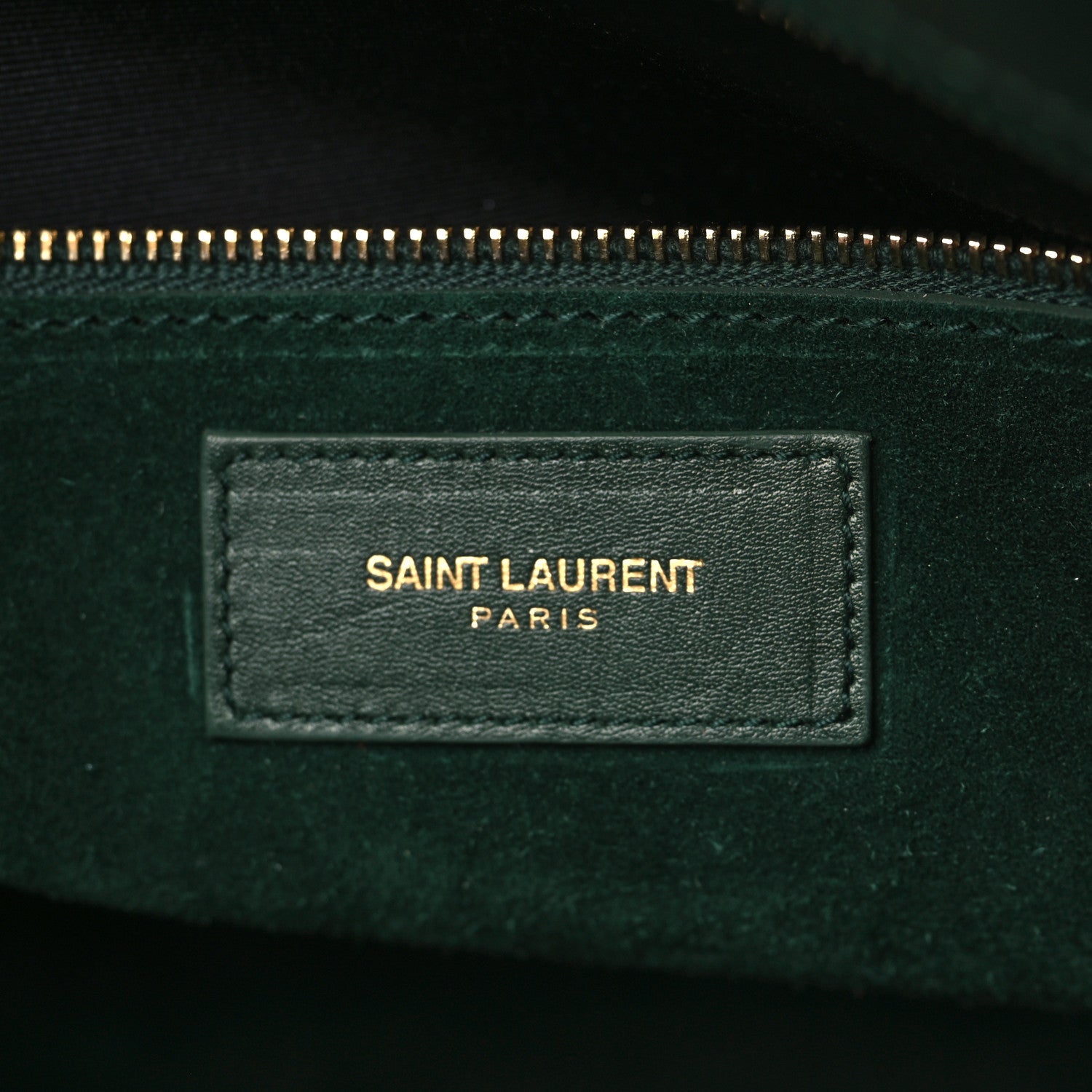 Saint Laurent Calfskin Large Sac de Jour Carryall Dark Green 6 of 10