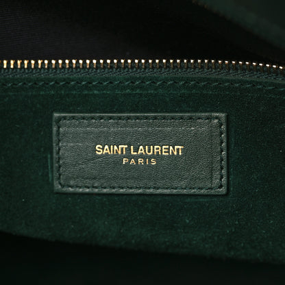 Saint Laurent Calfskin Large Sac de Jour Carryall Dark Green 6 of 10