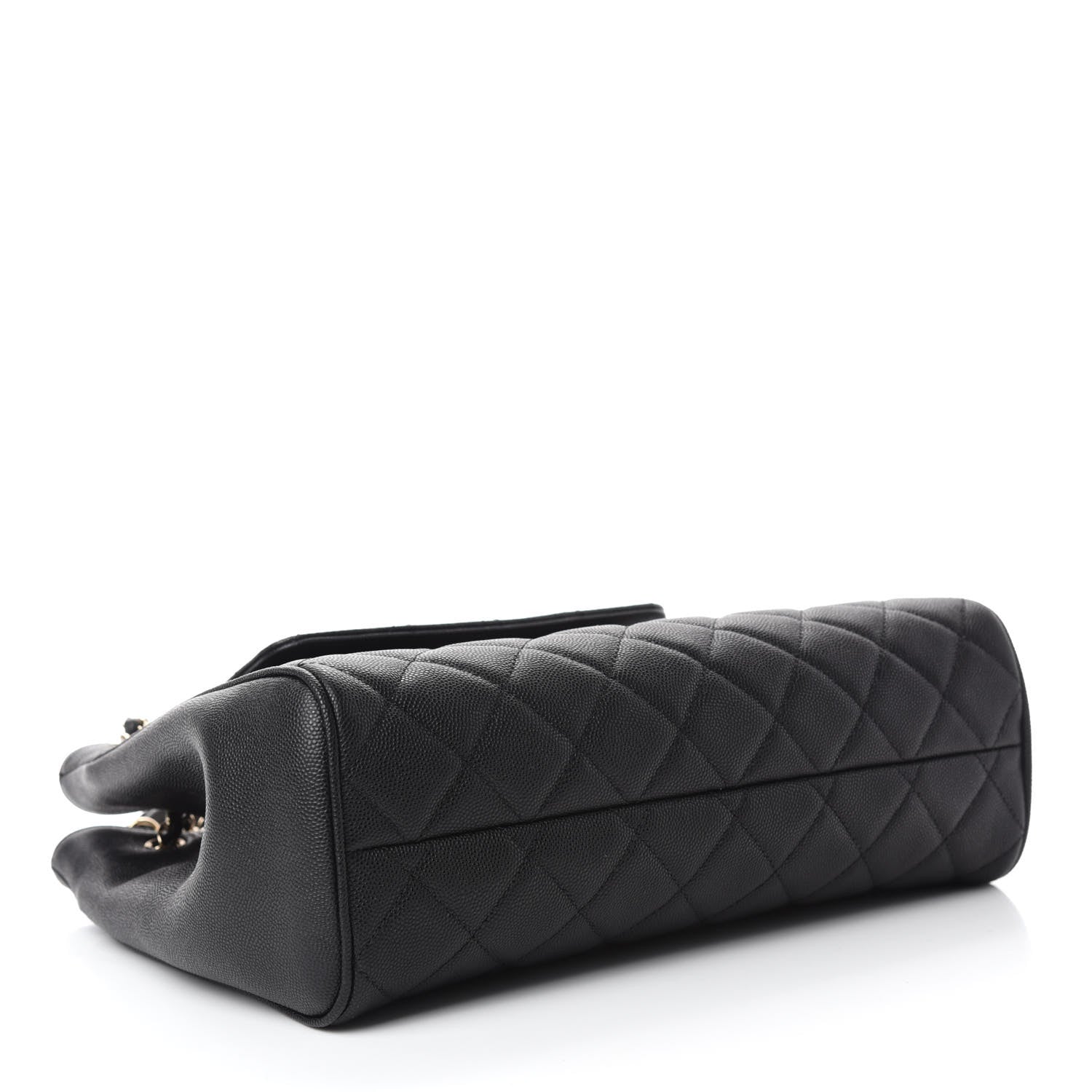 Chanel Caviar Quilted In Out Flap Shopping Tote Black 5 of 12