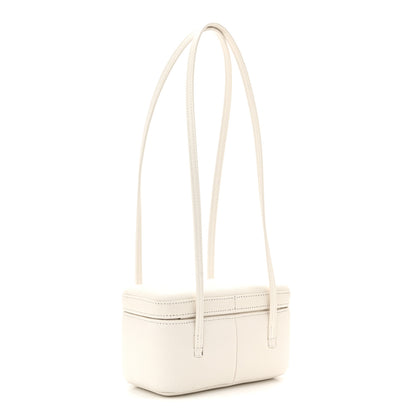 Chanel Shiny Caviar Preppy Coco Long Vanity With Strap White 3 of 10