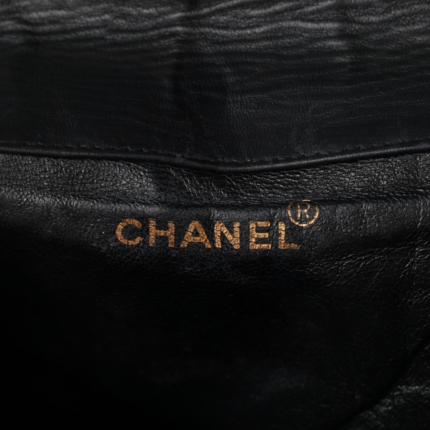 Lambskin Quilted Backpack Black