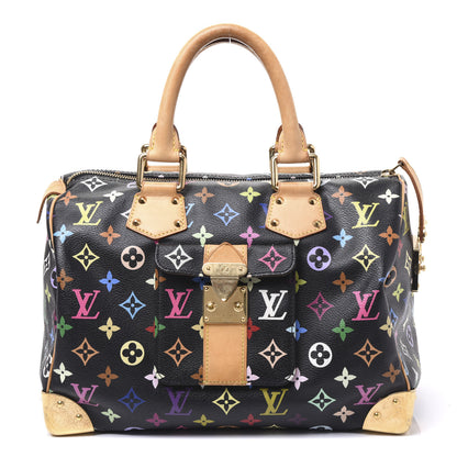 Louis Vuitton Monogram Multicolor Speedy 30 Black 1 of 11