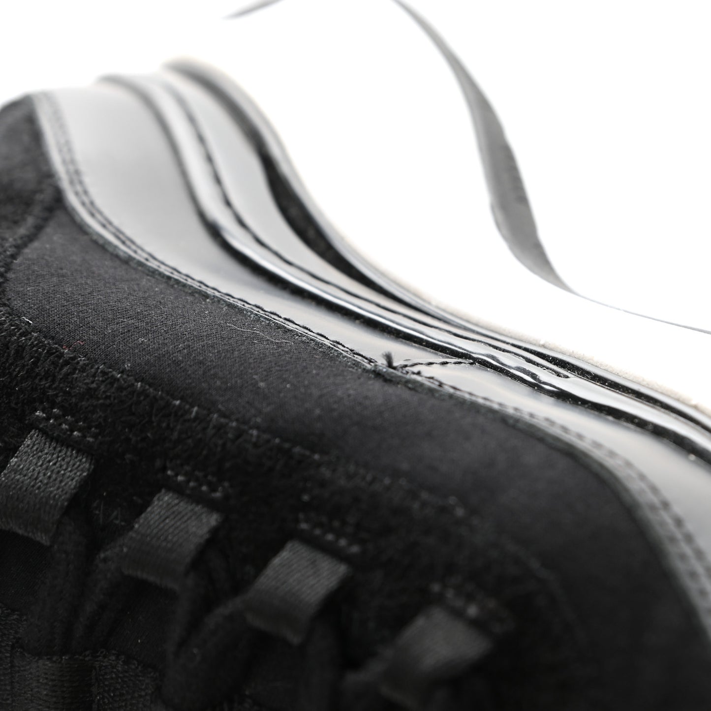 Velvet Calfskin Mixed Fibers CC Sneakers 36 Black