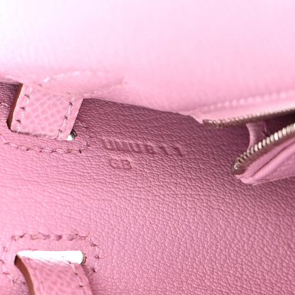 Hermes Epsom Kelly Sellier 25 Mauve Sylvestre 7 of 14
