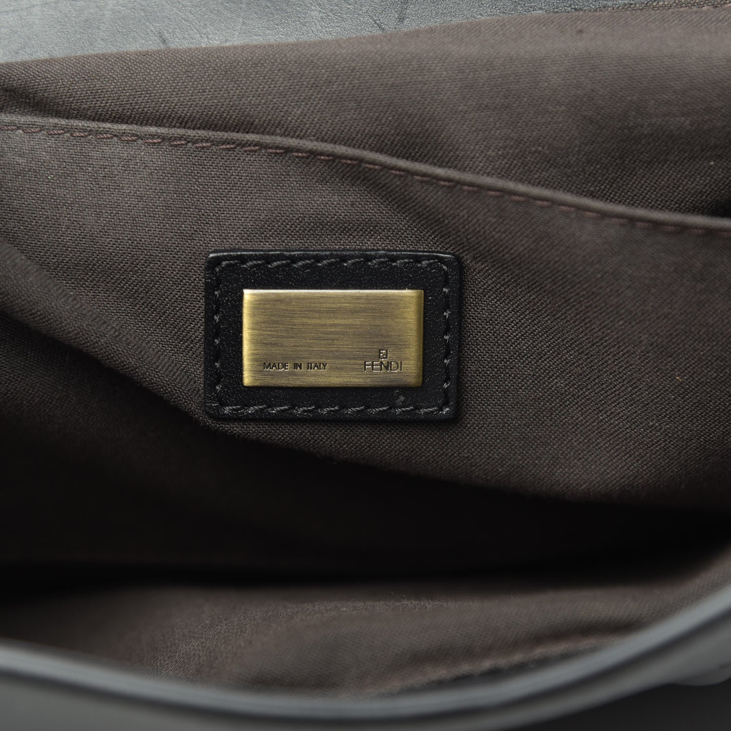 Fendi Cuoio Large B Bag Black 6 of 14
