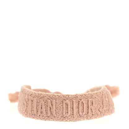 Christian Dior Woven Cotton J'Adior Friendship Bracelet Pink 1 of 4