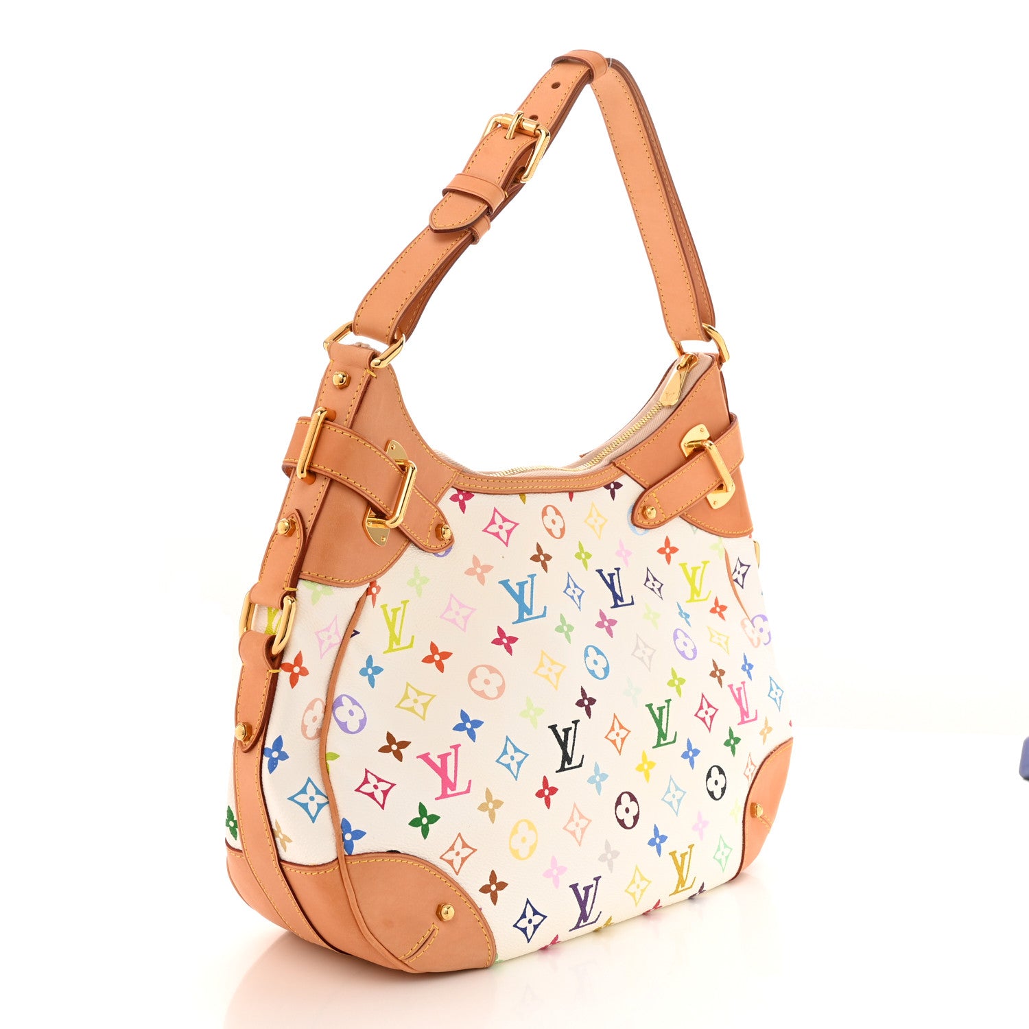 Louis Vuitton Monogram Multicolor Greta White 3 of 9