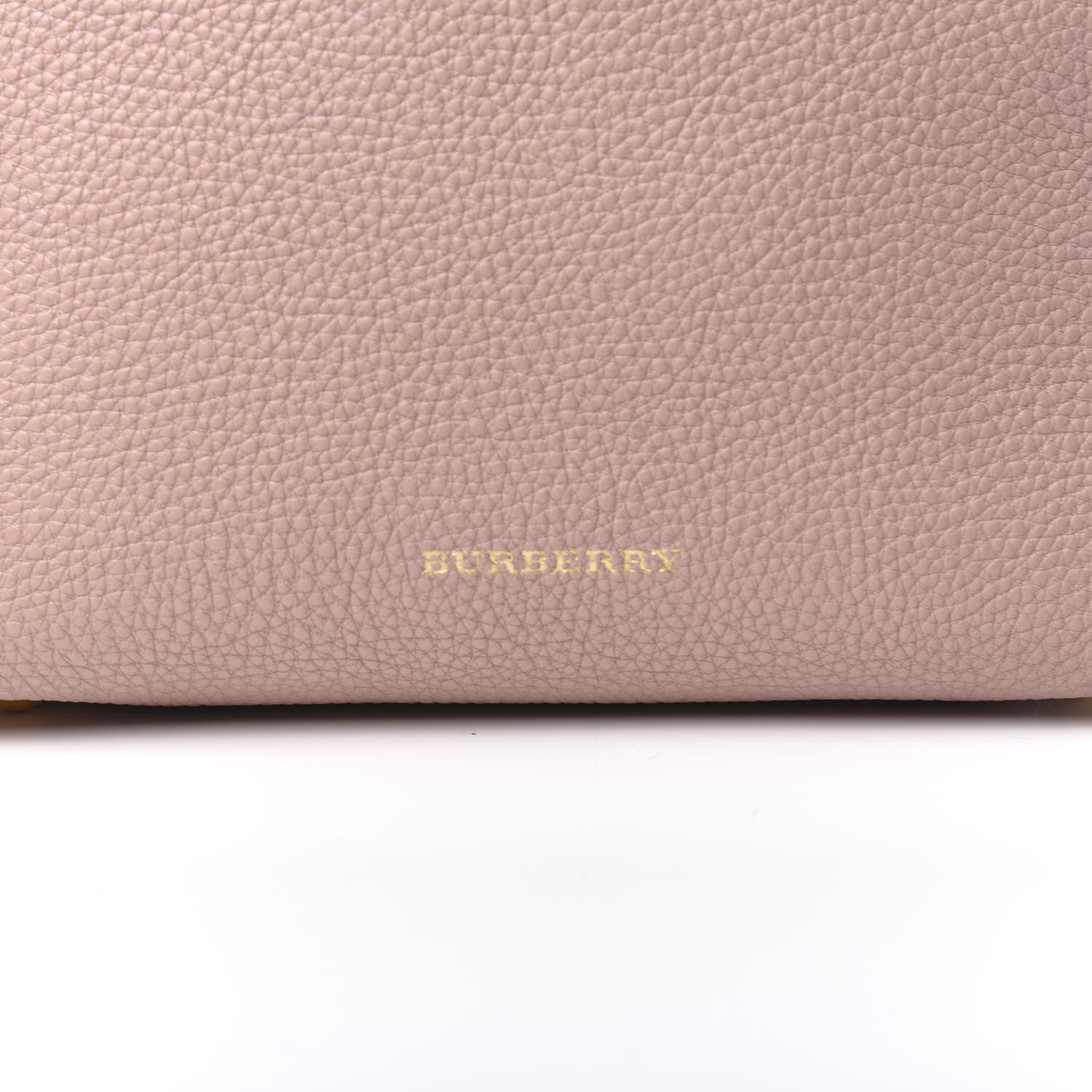 Burberry Grainy Calfskin House Check Small Banner Tote Pale Orchid 10 of 10