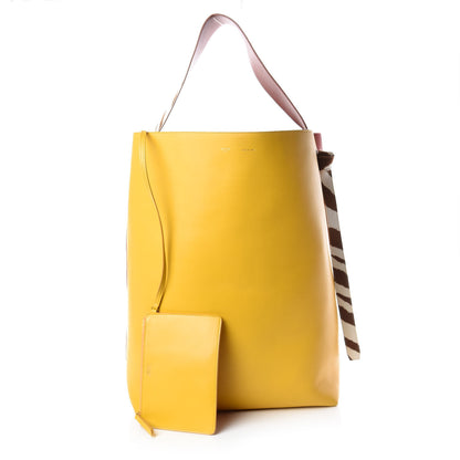 Celine Shiny Smooth Calfskin Zebra Printed Oversized Twisted Cabas Sunflower Light Ruby 1 of 13