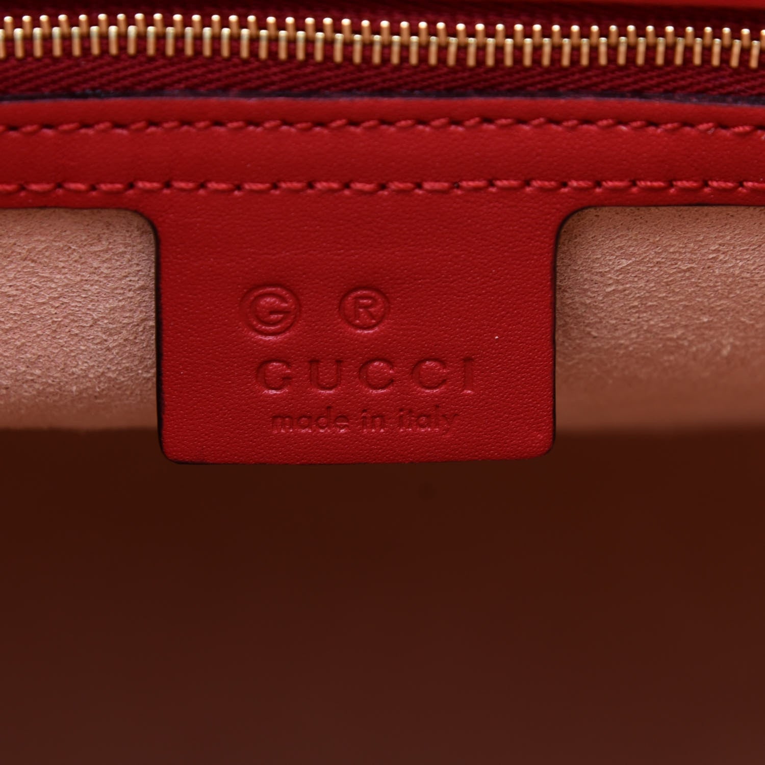 Gucci GG Supreme Monogram Blooms Medium Zippered Bucket Tote Beige Blue Navy Hibiscus Red 8 of 11