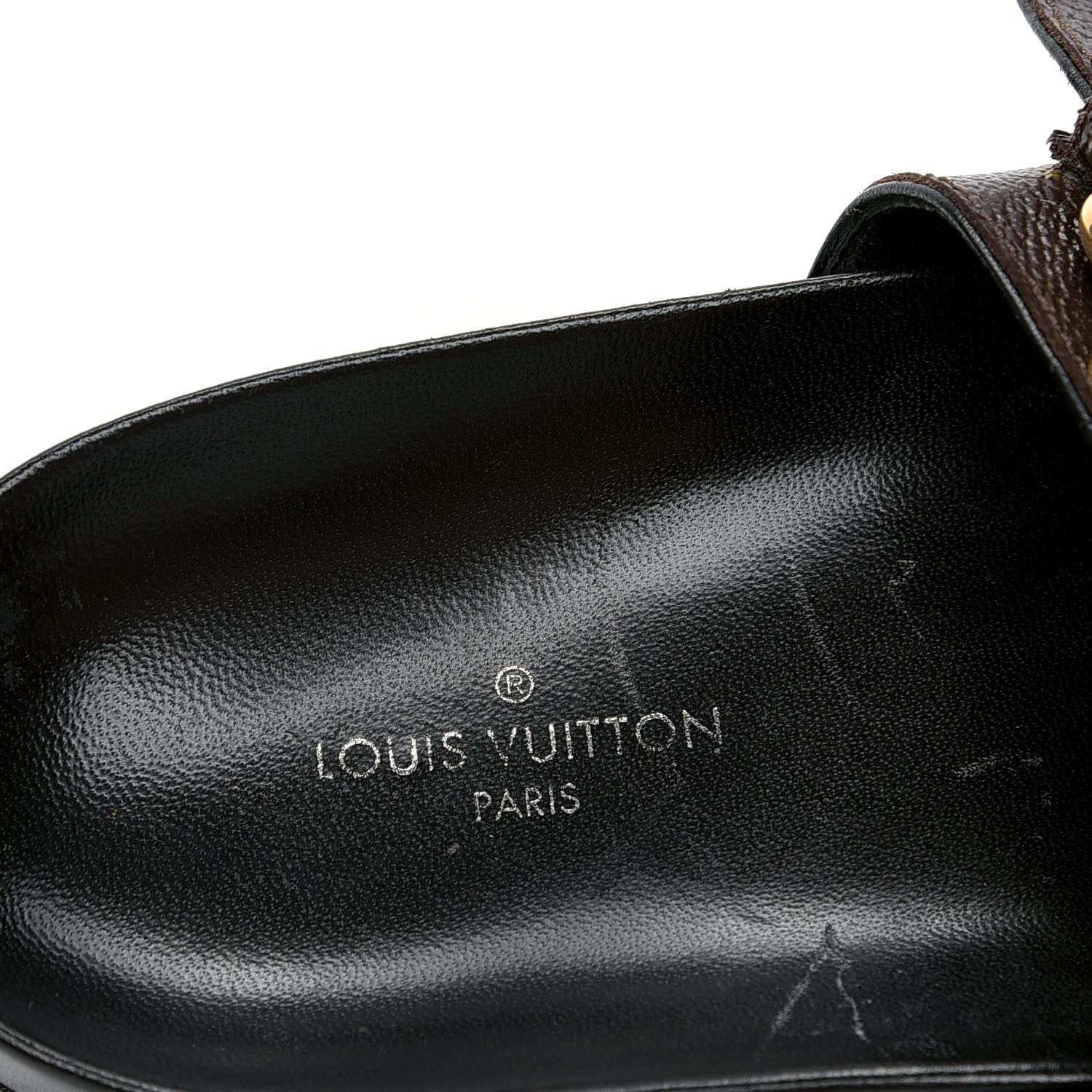 Louis Vuitton Monogram Patch Work World Tour Bom Dia Flat Mule 36 Black 6 of 6