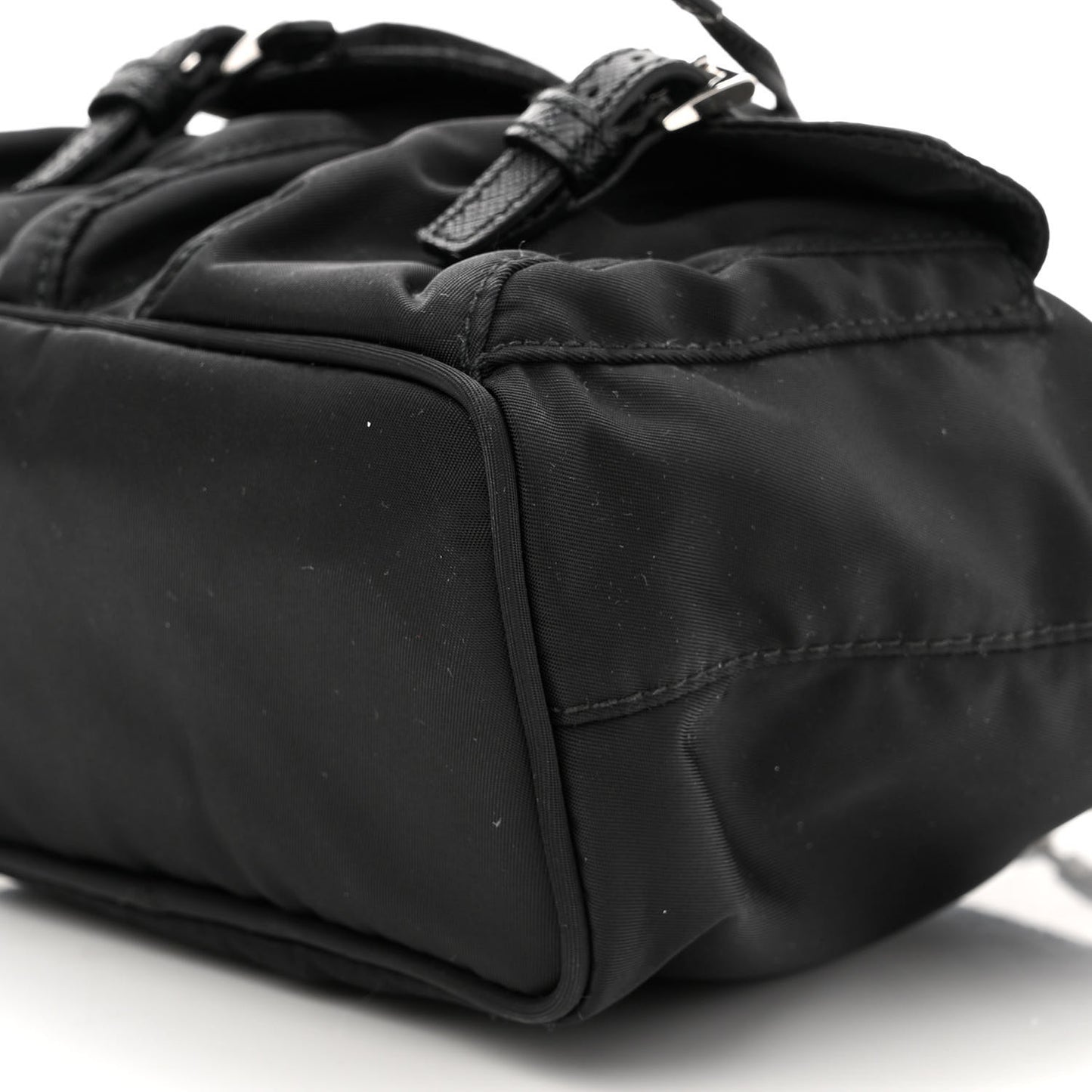 Nylon Vela Mini Crossbody Backpack Black