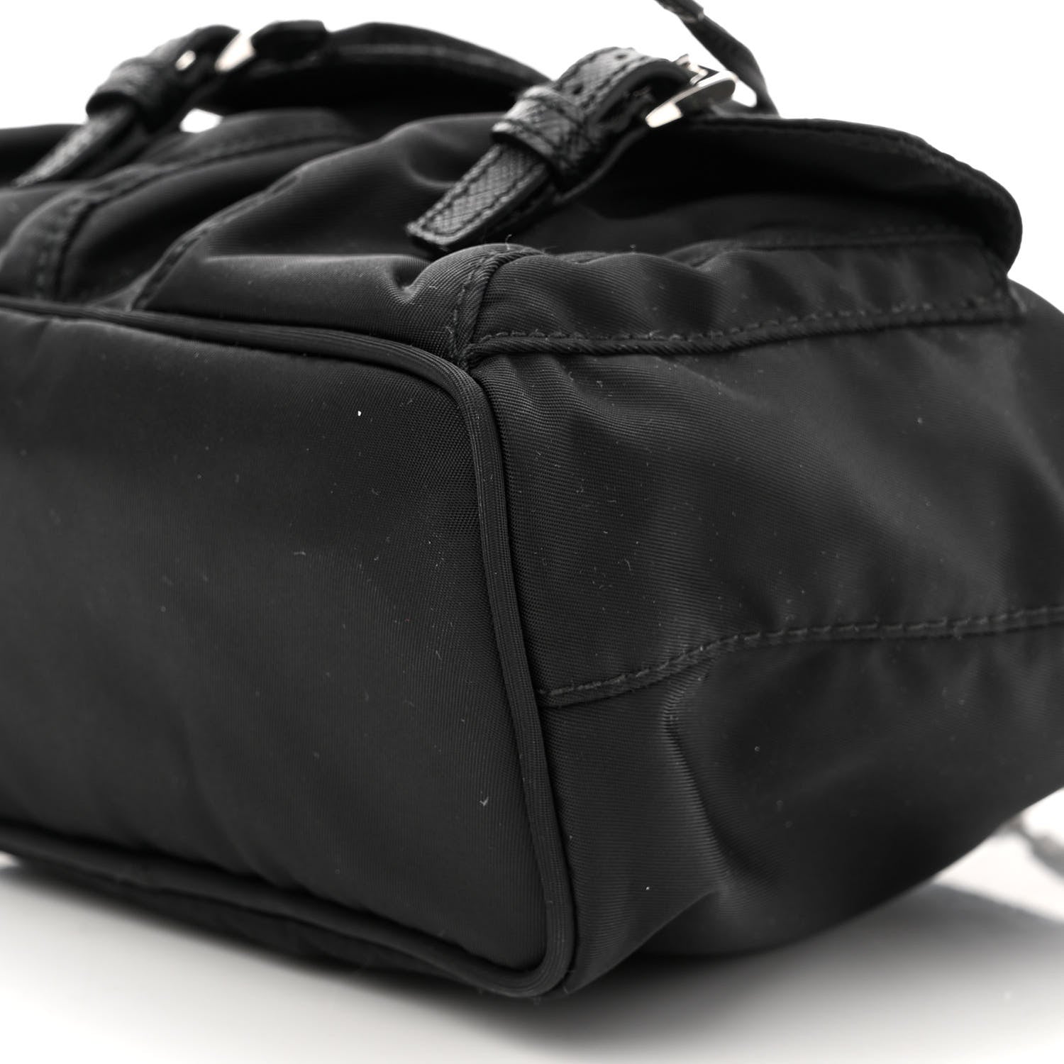 Prada Nylon Vela Mini Crossbody Backpack Black 10 of 10