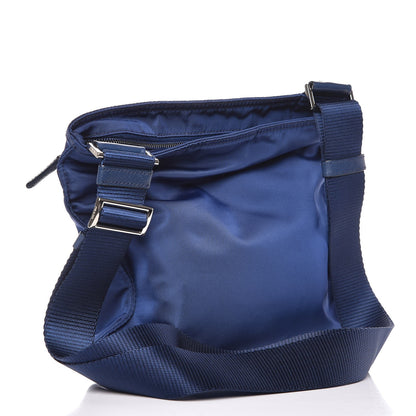 Prada Nylon Vela Saffiano Flat Messenger Bag Royal 3 of 5
