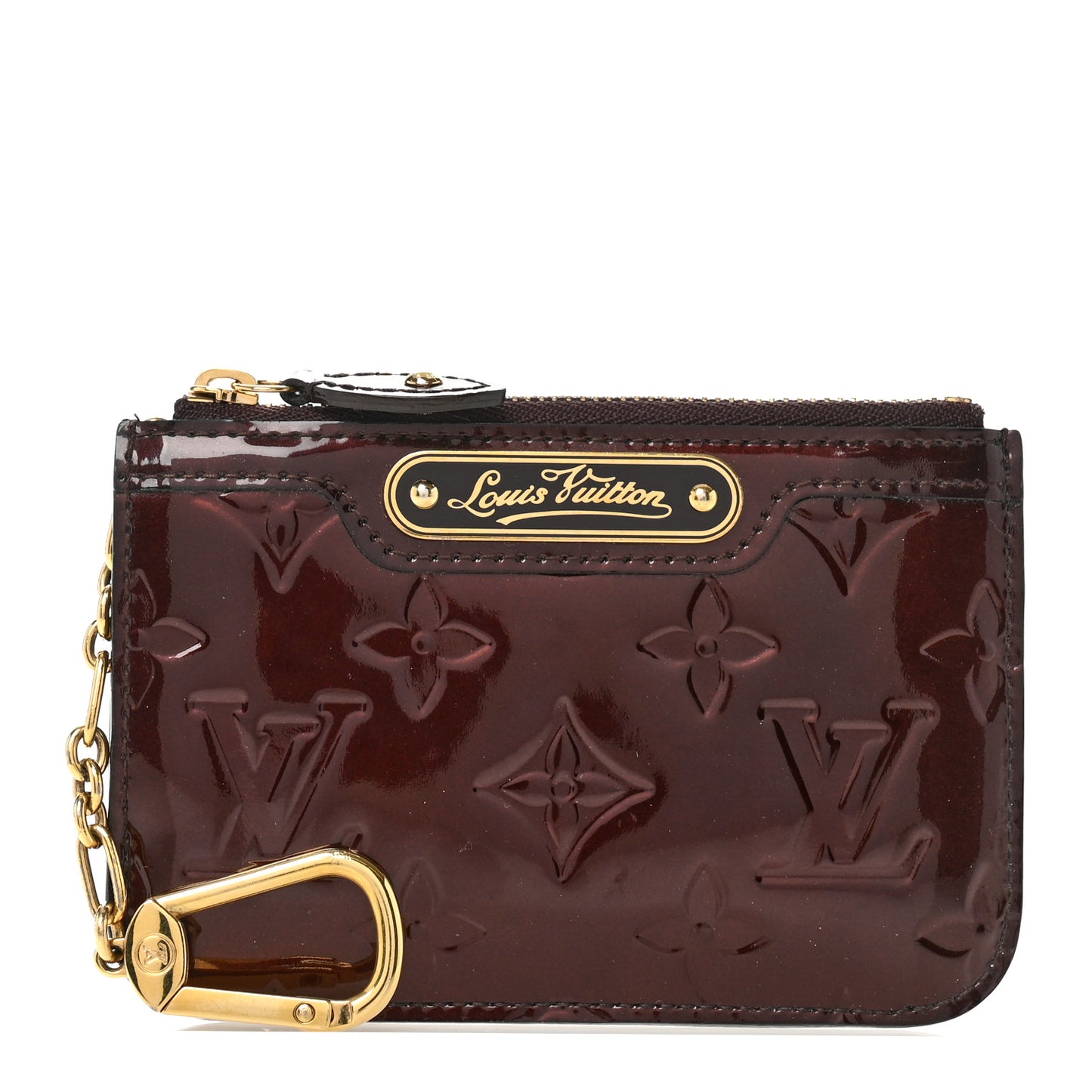 Vernis Key Pouch Amarante