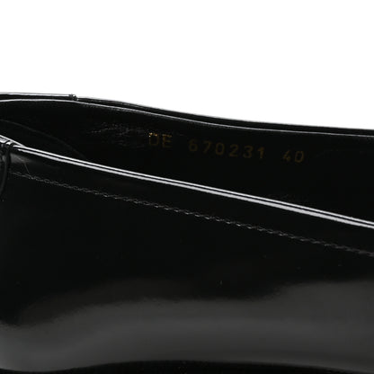 Saint Laurent Magnum Lux Calfskin Mens Le Loafer 15 Moccassins 40 Black 8 of 9