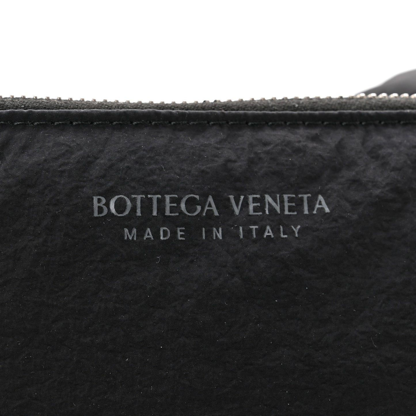 Nylon Intrecciato Padded Tech Cassette Bag Black