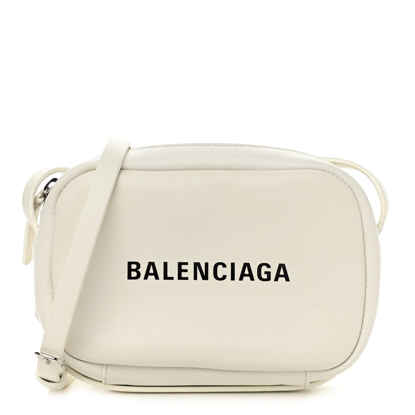Calfskin Logo XS Everyday Camera Bag White