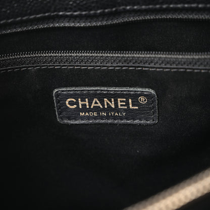 Chanel Caviar Quilted Grand Shopping Tote GST Black 6 of 10